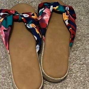 Cute multi color sandals